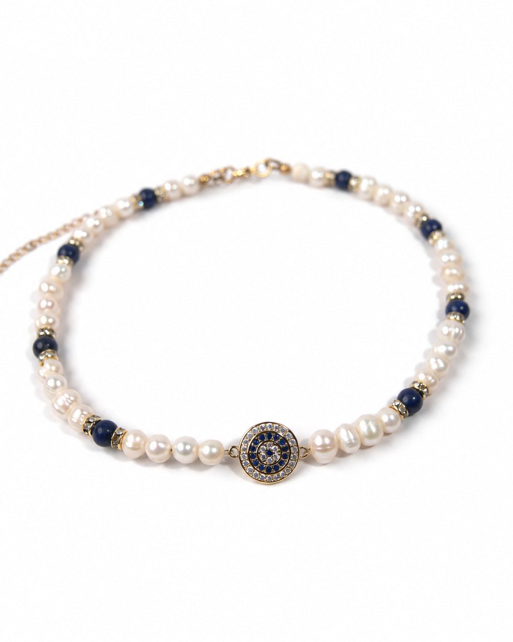 Parure Lapis & Perles