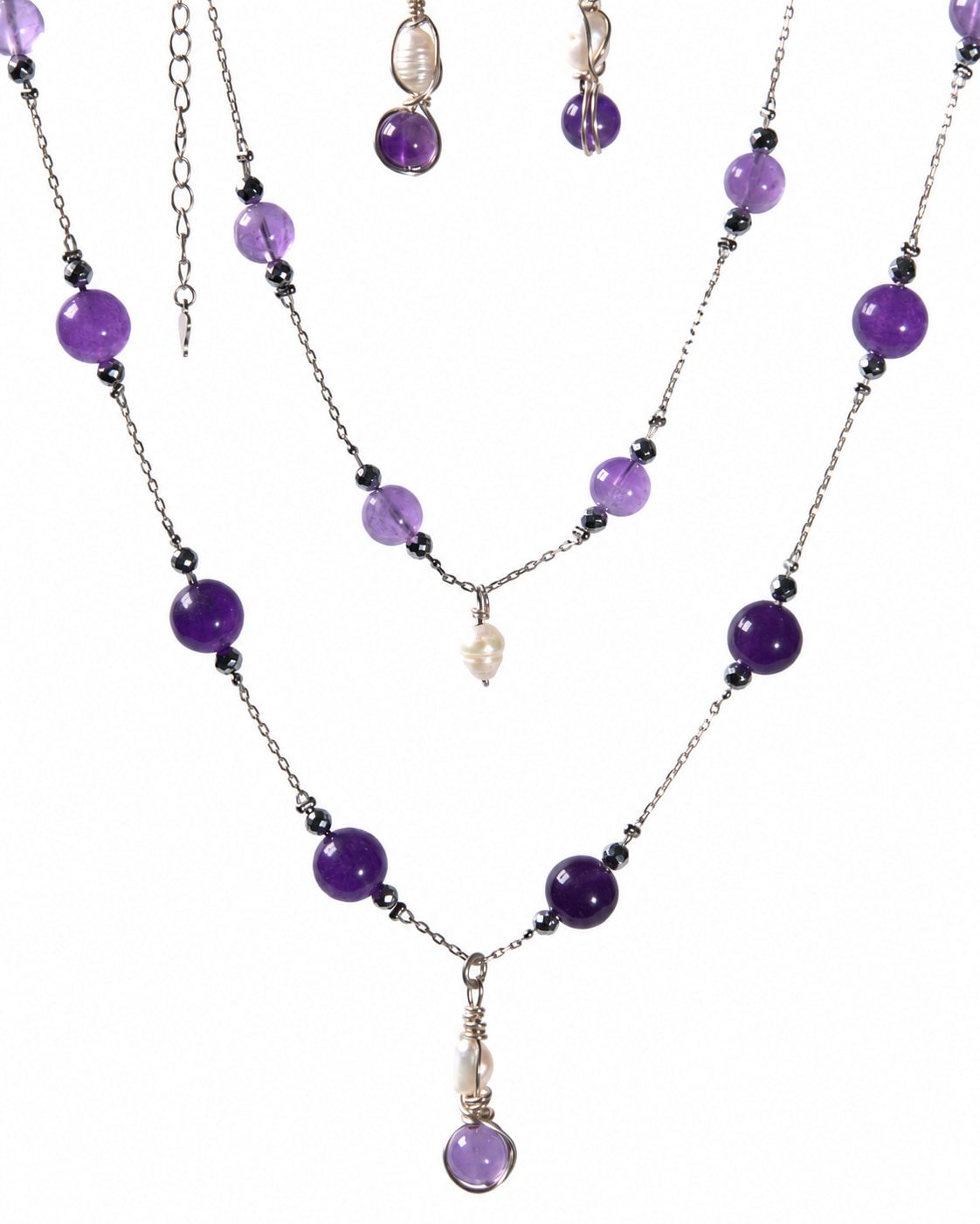 Parure Améthyste Argent