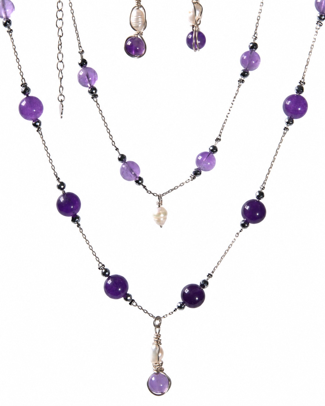 Parure Améthyste Argent